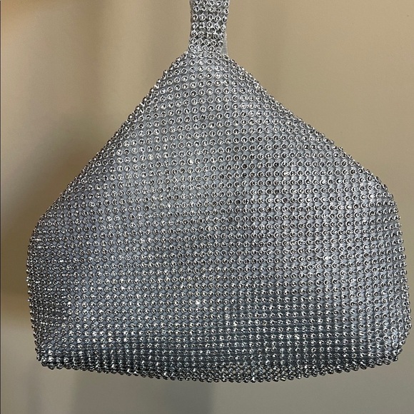 Starlet | Silver Rhinestone Mini Bag - Picture 8 of 13